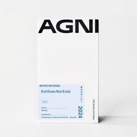 AGNI「MOVIE INCENSE」より、濱口竜介の監督作「悪は存在しない」をイメージしたインセンス（お香）のパッケージ