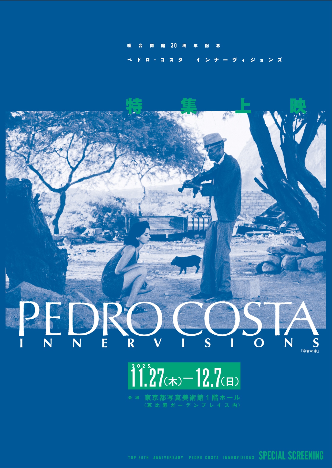 特集上映「ペドロ・コスタ インナーヴィジョンズ」ポスタービジュアル