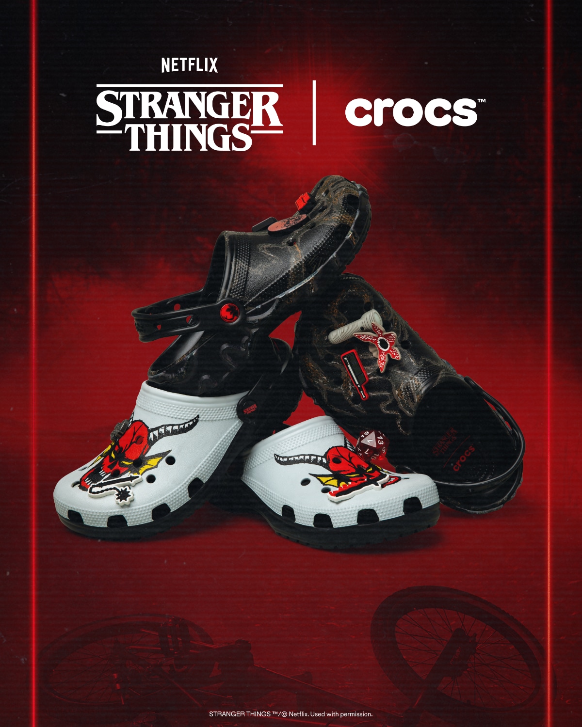 クロックスと「ストレンジャー・シングス 未知の世界」の限定コラボレーションアイテム