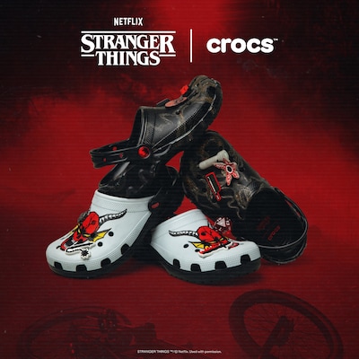 クロックスと「ストレンジャー・シングス 未知の世界」の限定コラボレーションアイテム
