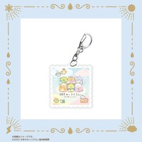 「映画 すみっコぐらし 空の王国とふたりのコ」切手型アクリルキーホルダー（税込990円）