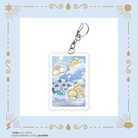 「映画 すみっコぐらし 空の王国とふたりのコ」切手型アクリルキーホルダー（税込990円）