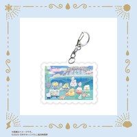 「映画 すみっコぐらし 空の王国とふたりのコ」切手型アクリルキーホルダー（税込990円）