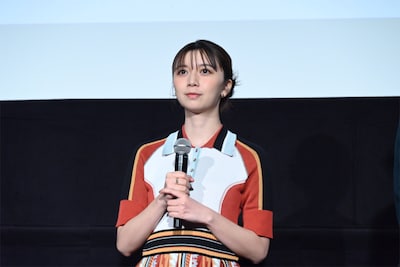 「トリツカレ男」公開記念舞台挨拶に登壇した上白石萌歌