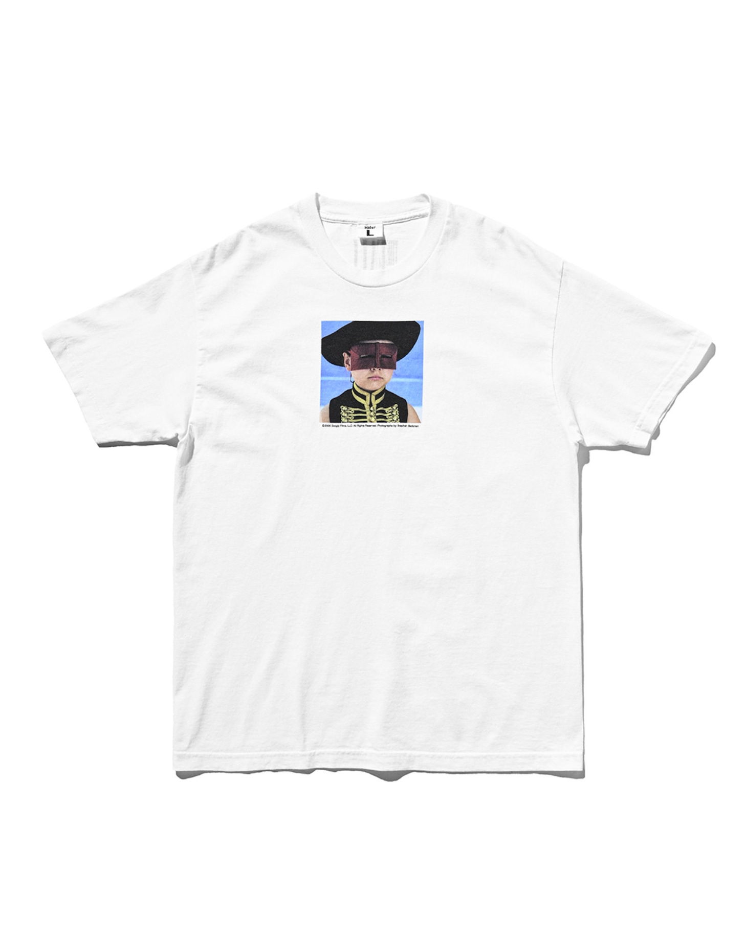 [落下の王国 × weber] T shirt（Girl・白 / 税込7700円）