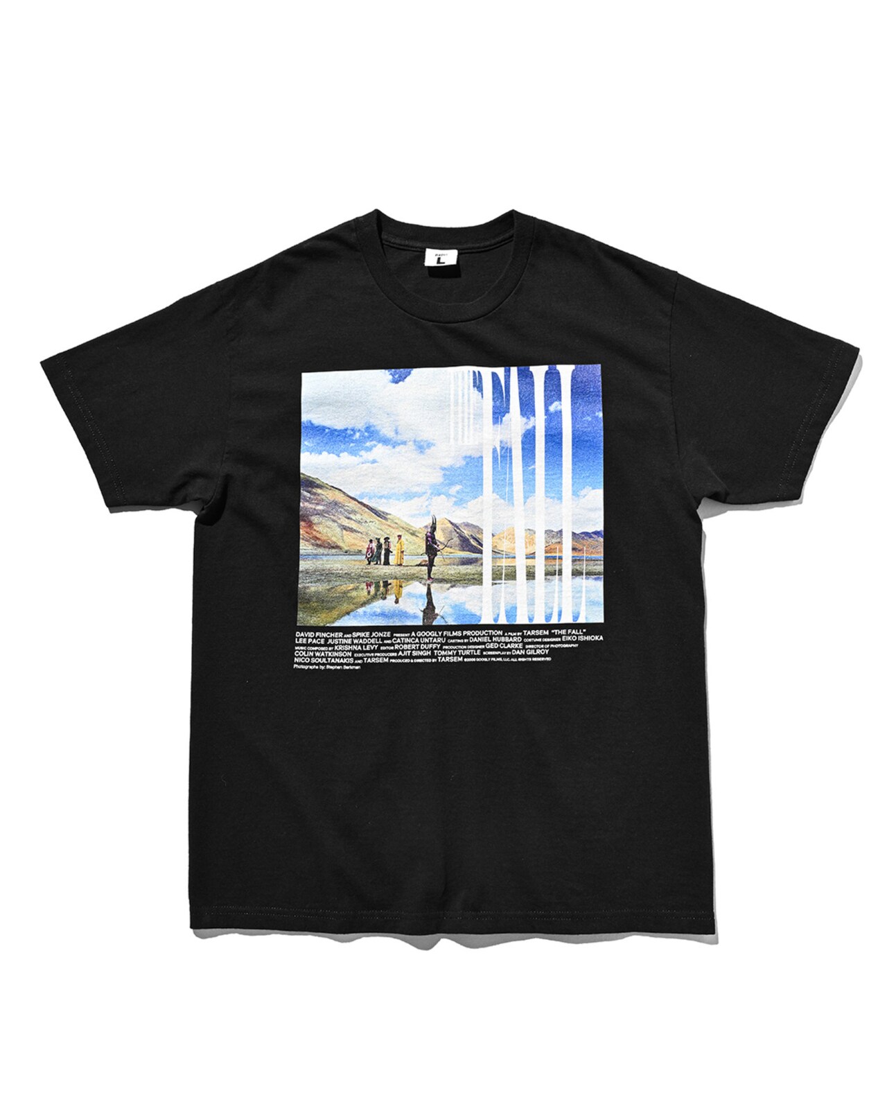 映画 落下の王国 weber コラボ Tシャツ 黒 キービジュアル L 落下の王国 × weber] T shirt（Key Visual・黒 / 税込7700円