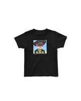 [落下の王国 × weber] T shirt for KIDS（黒 / 税込4400円）