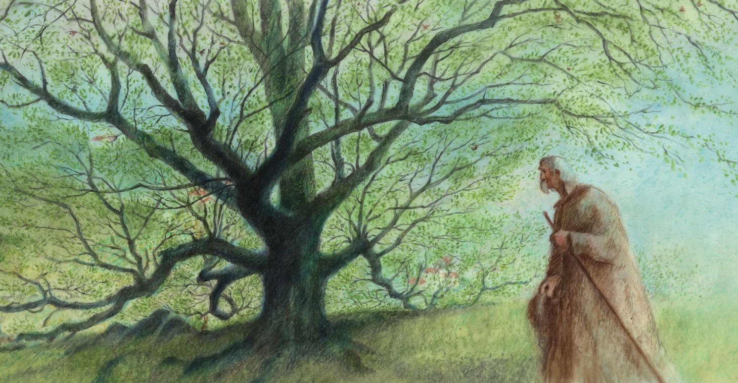 「フレデリック・バックの映画」の1編「木を植えた男」場面カット ©Société Radio-Canada