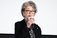 映画「TOKYOタクシー」初日舞台挨拶に登壇した倍賞千恵子