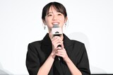 映画「TOKYOタクシー」初日舞台挨拶に登壇した中島瑠菜