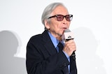 映画「TOKYOタクシー」初日舞台挨拶に登壇した山田洋次