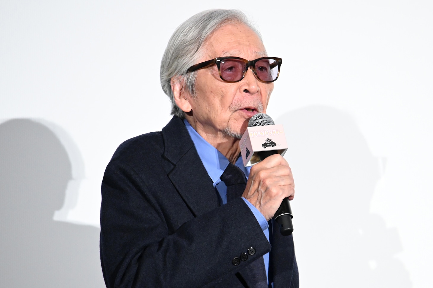 映画「TOKYOタクシー」初日舞台挨拶に登壇した山田洋次