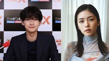 ニッポン放送「高橋文哉のオールナイトニッポンX（クロス）」12月9日放送回の出演者。左からパーソナリティの高橋文哉、ゲストの小芝風花