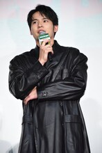 「WIND BREAKER／ウィンドブレイカー」完成披露舞台挨拶に登壇した水上恒司