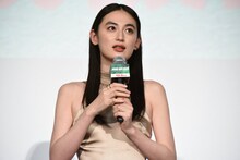 「WIND BREAKER／ウィンドブレイカー」完成披露舞台挨拶に登壇した八木莉可子