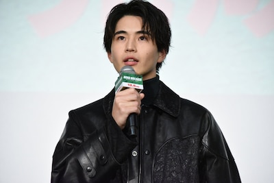 「WIND BREAKER／ウィンドブレイカー」完成披露舞台挨拶に登壇した中沢元紀