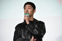 「WIND BREAKER／ウィンドブレイカー」完成披露舞台挨拶に登壇した上杉柊平