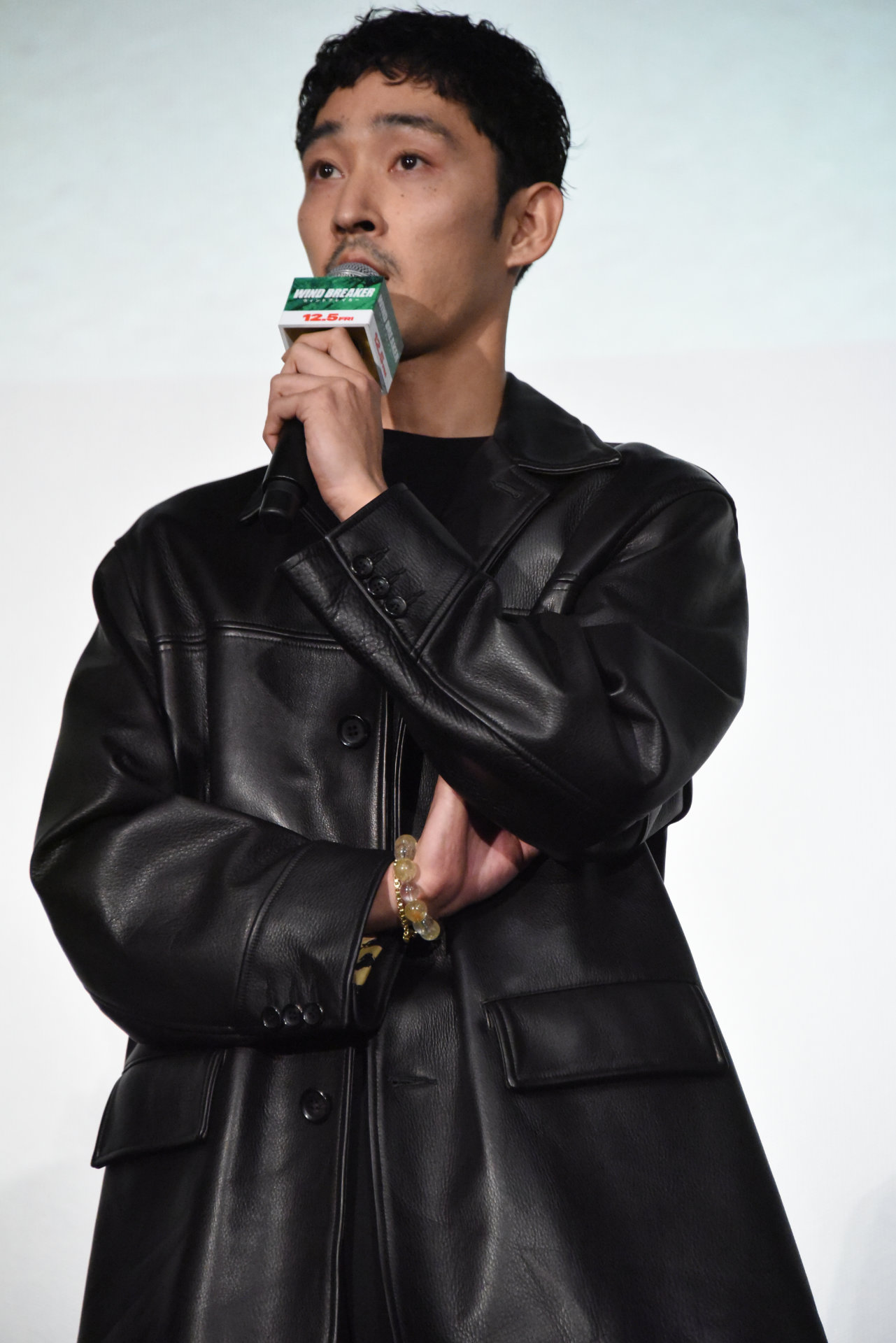 「WIND BREAKER／ウィンドブレイカー」完成披露舞台挨拶に登壇した上杉柊平