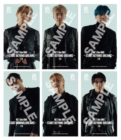 映画「BE:the ONE -START BEYOND DREAMS-」ムビチケ特典となるオリジナルステッカー（全6種・ランダム配布）