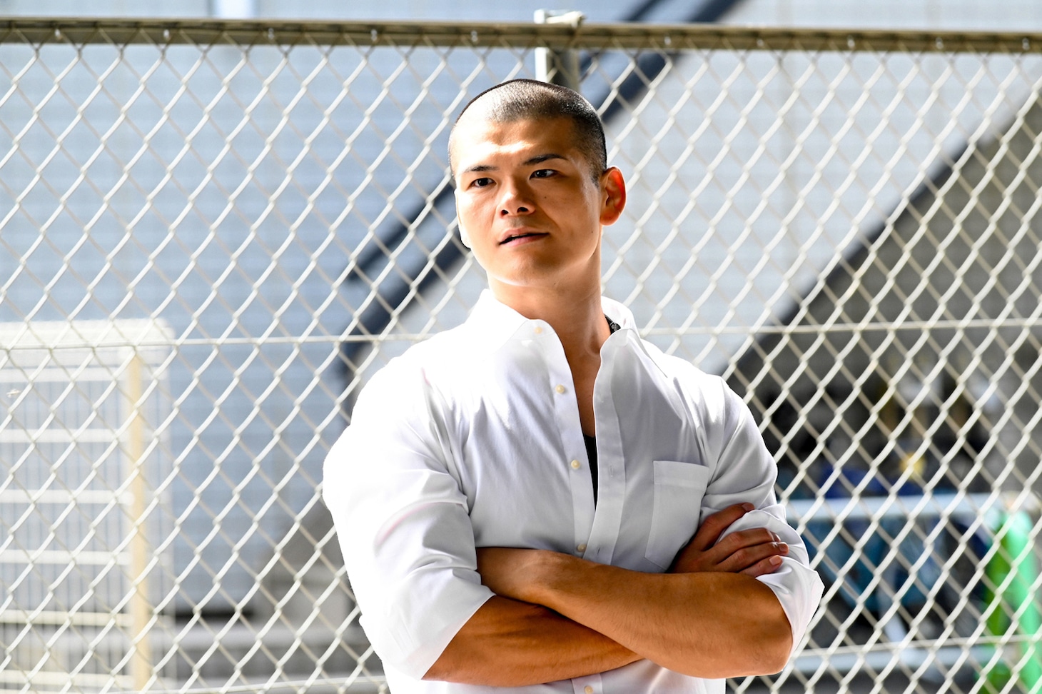 ドラマ「家庭教師の岸騎士です。」場面写真。長田拓郎演じる権田