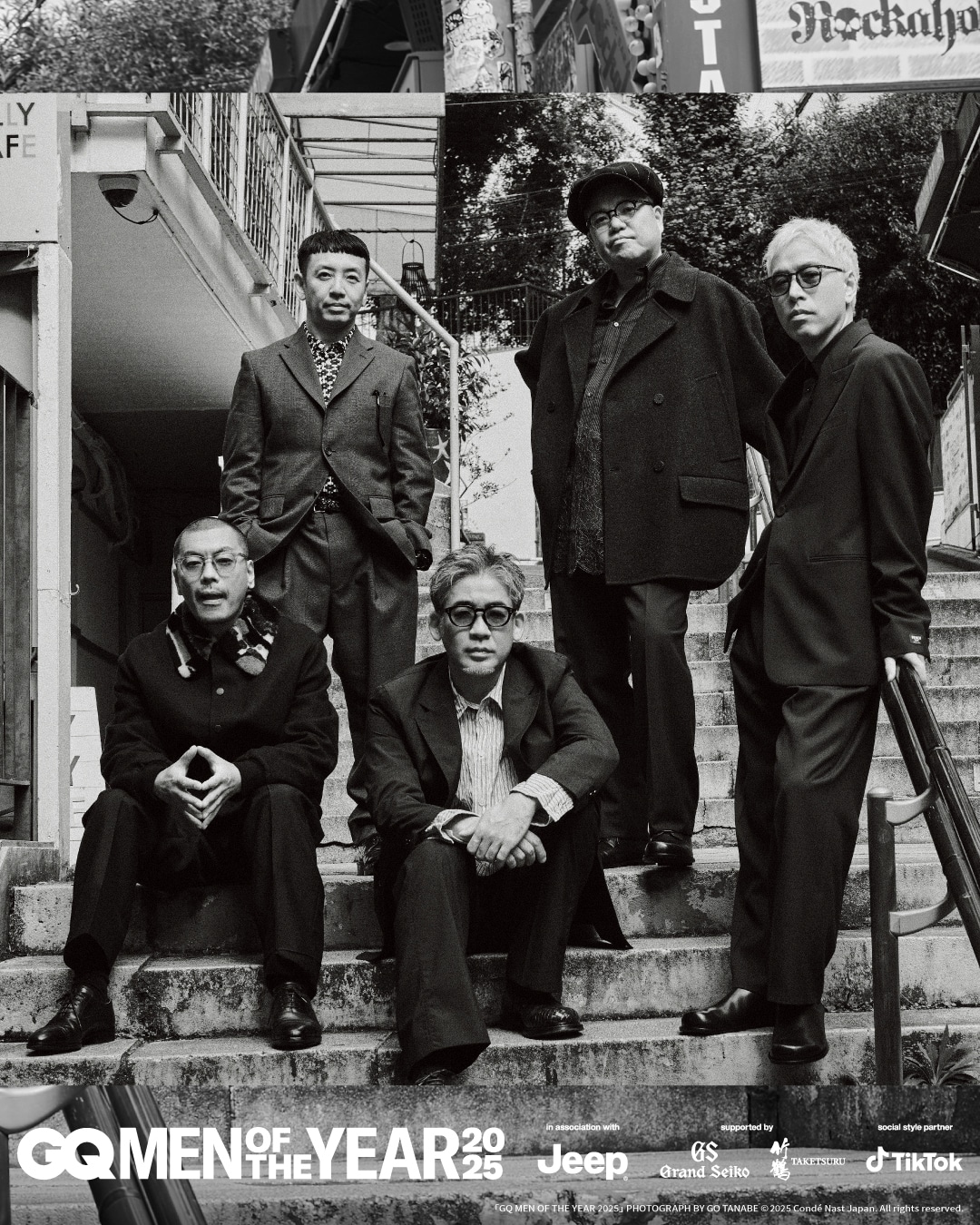 「GQ MEN OF THE YEAR 2025」でアチーブメント・アーティスト賞を受賞したRIP SLYME