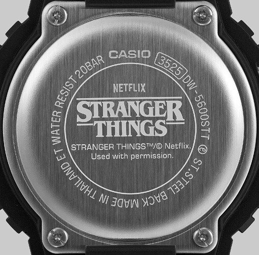 Netflixシリーズ「ストレンジャー・シングス 未知の世界」とG-SHOCKの