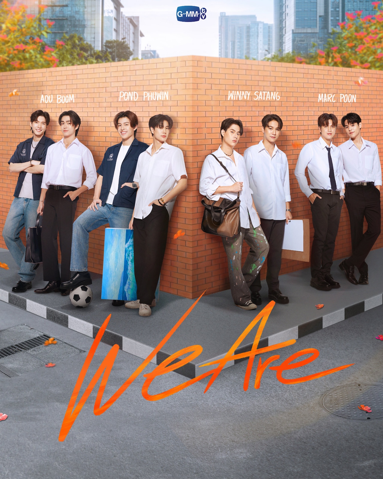 Pond・Phuwinら出演、4組の大学生BLカップルが織りなす青春群像ドラマ「We Are」配信