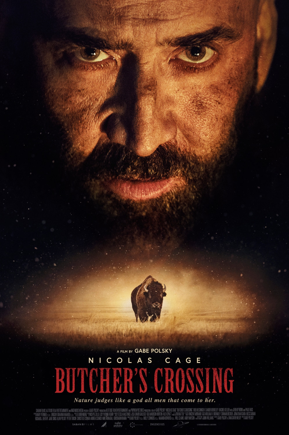 「ブッチャーズ・クロッシング ー荒野の黙示録ー」ビジュアル ©Butcher's Crossing Film LLC 2022