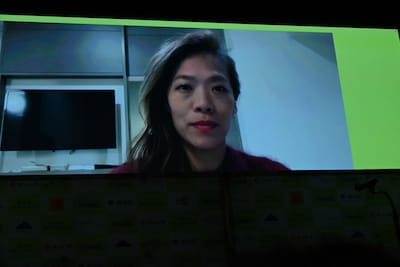 「左利きの少女」を監督したツォウ・シーチンのビデオメッセージ