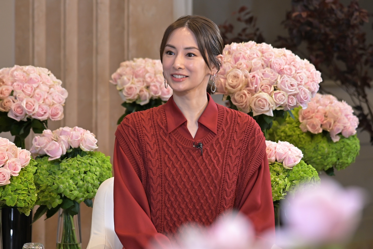 「日曜日の初耳学」のコーナー「インタビュアー林修」に登場した北川景子