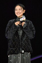 初めて舞台挨拶に登壇したという上坂樹里