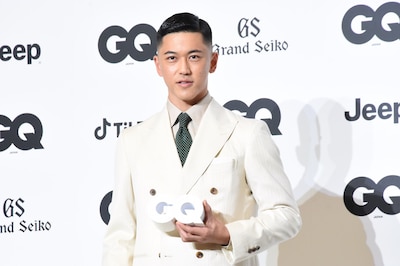 「GQ MEN OF THE YEAR 2025／20th Anniversary」ベスト・アスリート賞を受賞した小田凱人