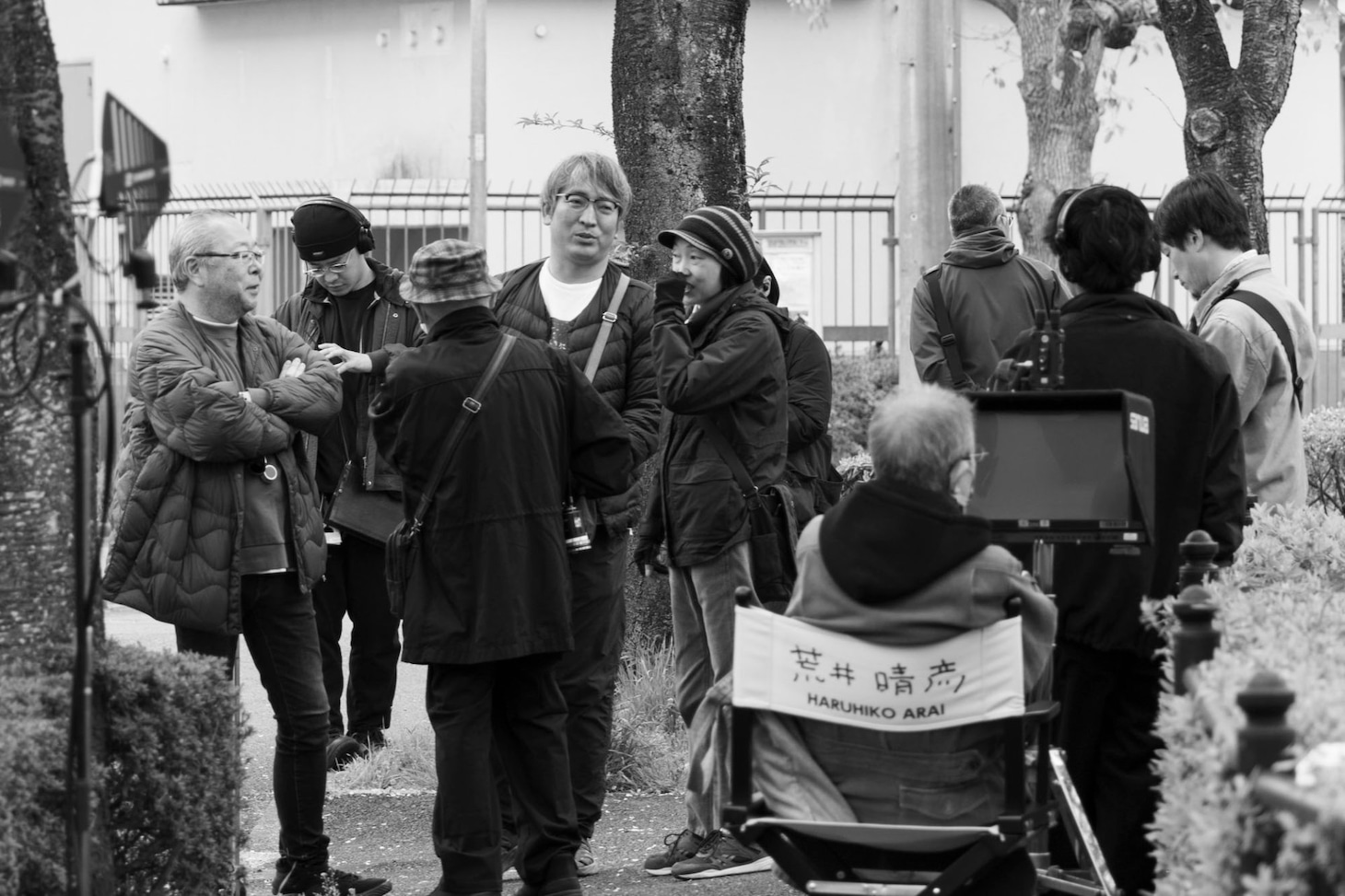 「星と月は天の穴」メイキング写真