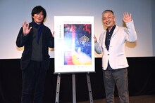 「ハッシュ！」トークイベントに参加した田辺誠一（左）と橋口亮輔（右）