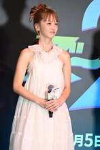 「ズートピア2」前夜祭舞台挨拶にて、ポップスター・ガゼル役のDream Ami