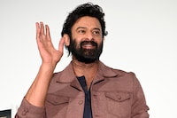 「バーフバリ エピック4K」の舞台挨拶に登壇したプラバース