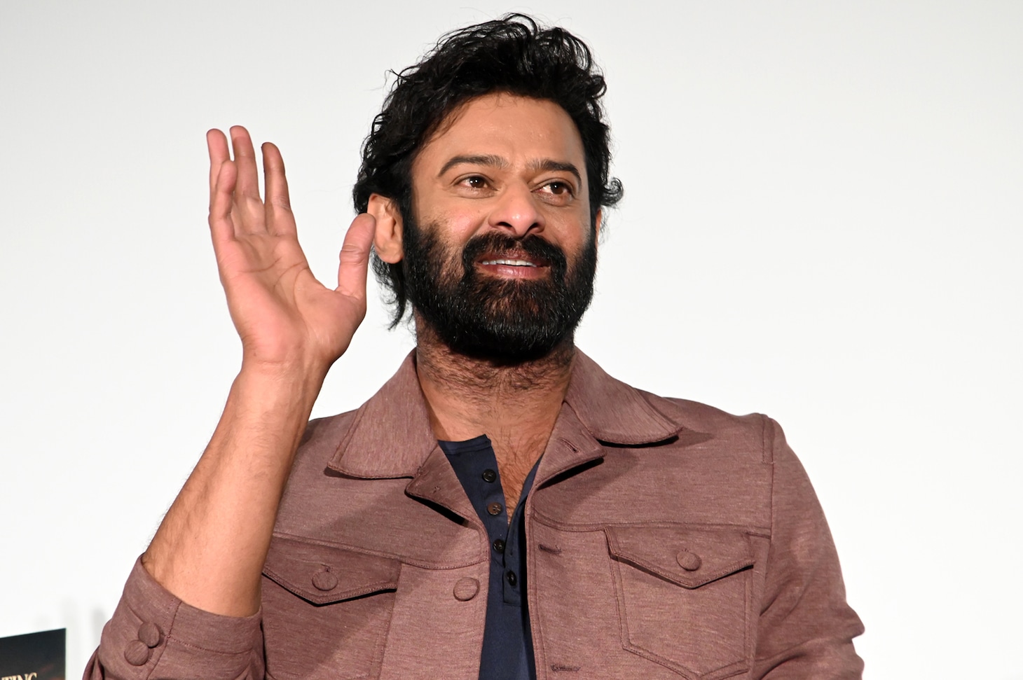 「バーフバリ エピック4K」の舞台挨拶に登壇したプラバース