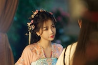 中国ドラマ「永夜星河」より、ユー・シューシン（虞書欣）演じるリン・ミアオミアオ。なぜか小説「捉妖」の世界にトリップし、悪役女子・林虞となって妖怪ハンターたちと旅をすることになる