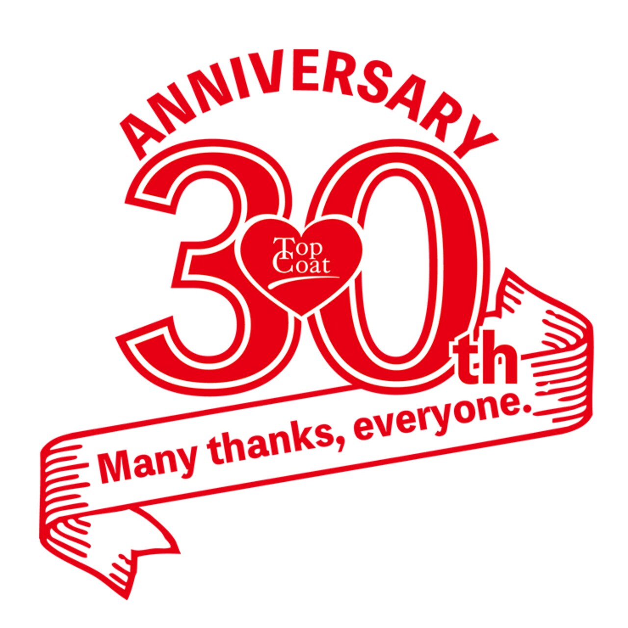 アストレア　１０周年記念ロゴバージョン TopCoat30周年の記念ロゴ - 中村倫也・菅田将暉・萩原利久・豊田裕大が