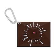 豊田裕大がデザインしたカラビナ付きミニポーチ（ブラウン）