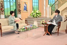 「徹子の部屋」12月10日放送回に出演するキムラ緑子（左）、黒柳徹子（右）