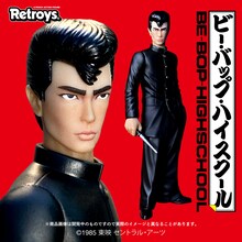 「ビー・バップ・ハイスクール」ヒロシとトオルがフィギュアに！愛徳のピンバッジも