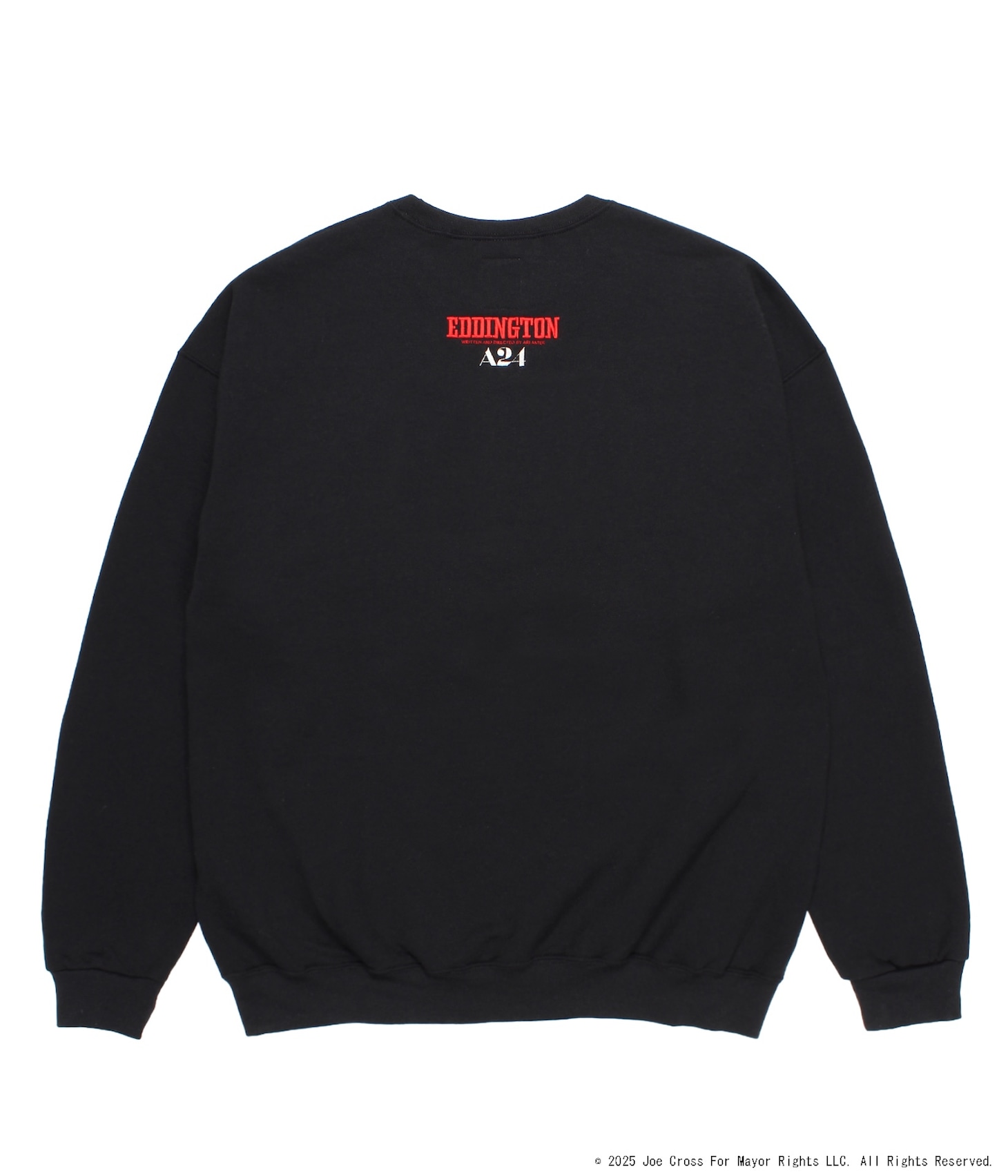 エディントンへようこそ × WACKO MARIA スウェットシャツ（ブラック / 2万4200円）