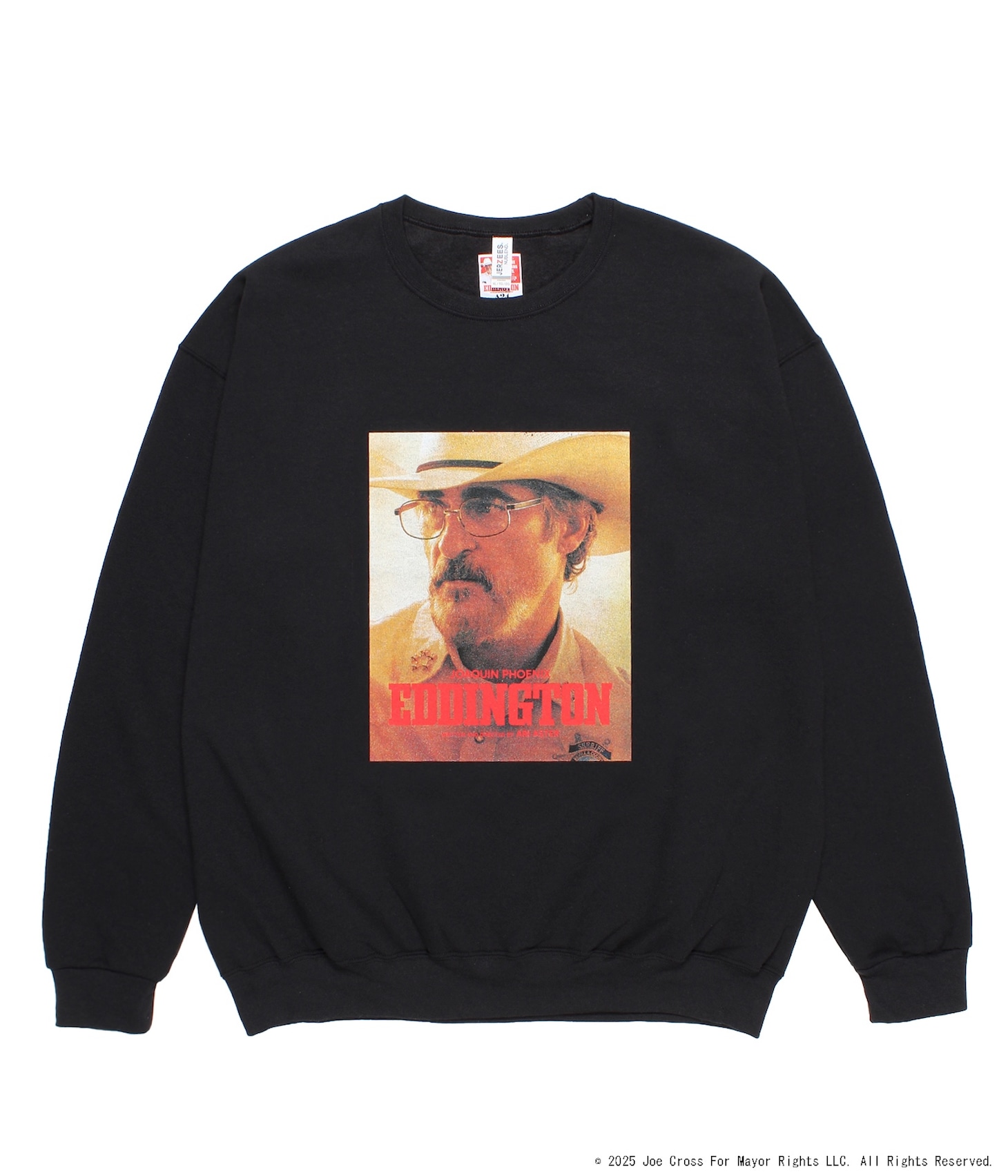 エディントンへようこそ × WACKO MARIA スウェットシャツ（ブラック / 2万4200円）