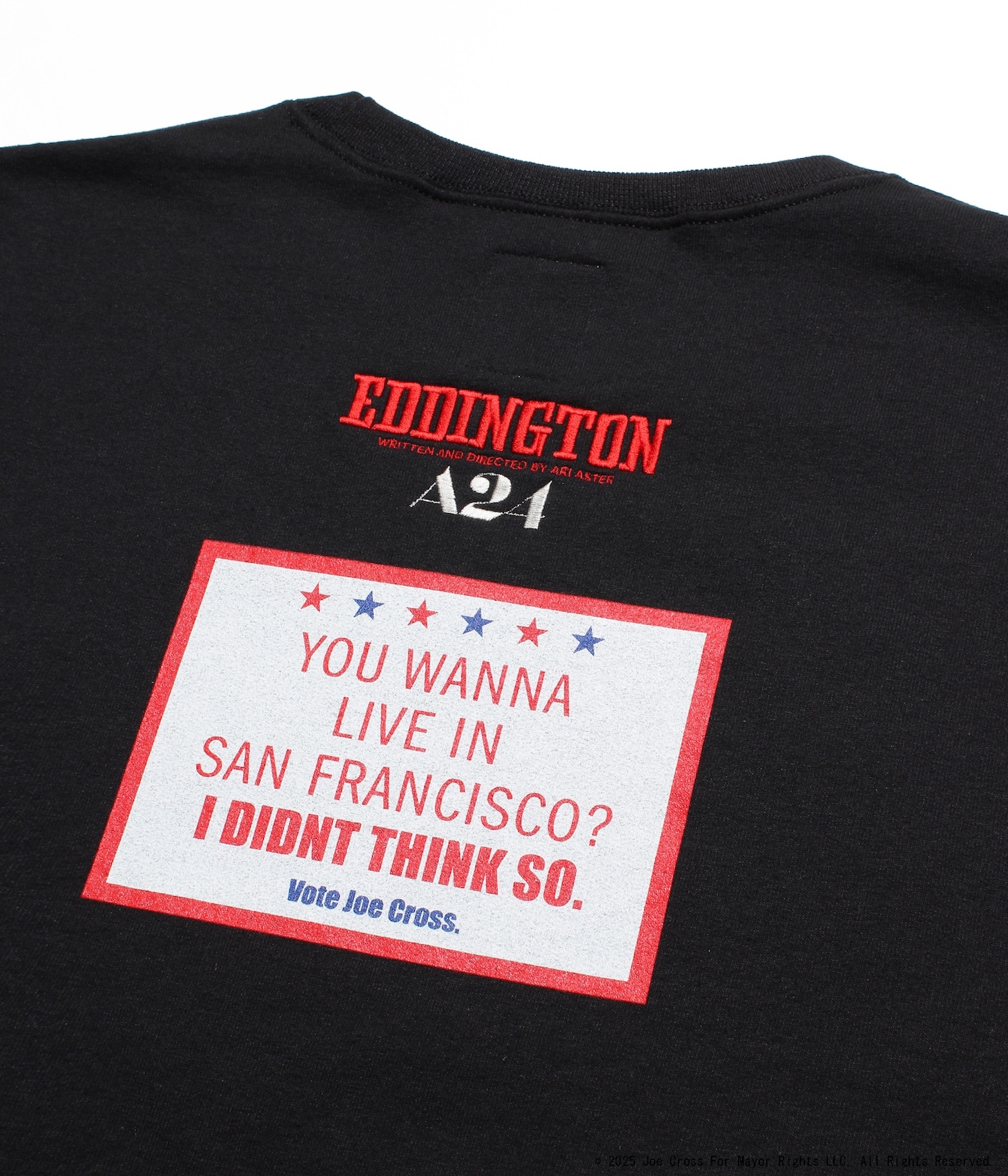 エディントンへようこそ × WACKO MARIA スウェットシャツ（ブラック / 2万4200円）