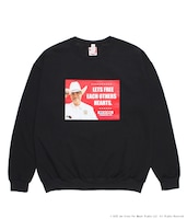 エディントンへようこそ × WACKO MARIA スウェットシャツ（ブラック / 2万4200円）