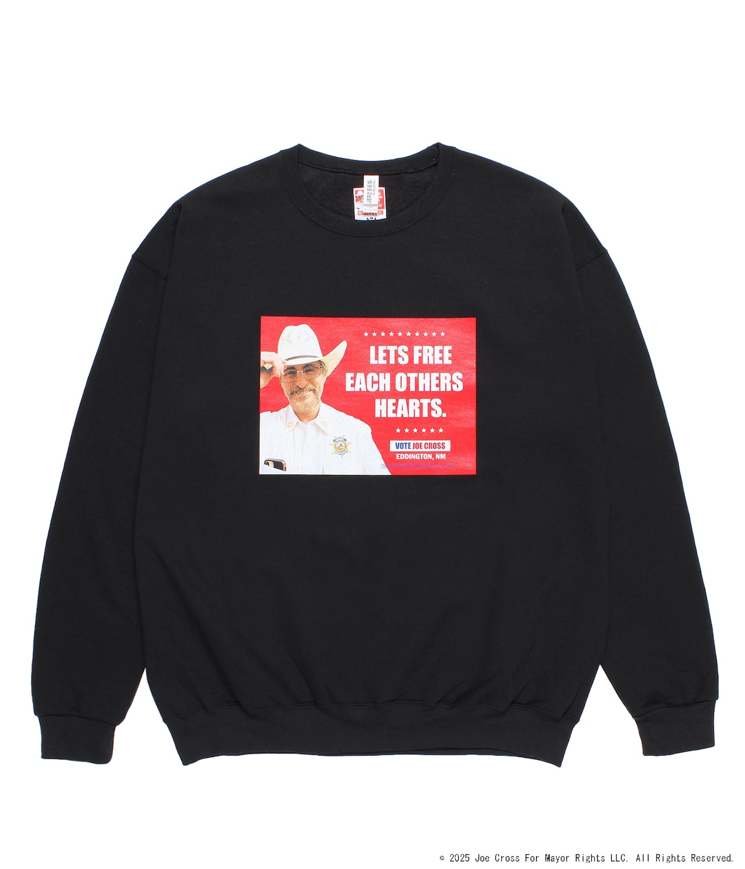 エディントンへようこそ × WACKO MARIA スウェットシャツ（ブラック / 2万4200円）