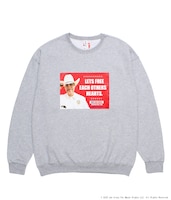 エディントンへようこそ × WACKO MARIA スウェットシャツ（グレー / 2万4200円）