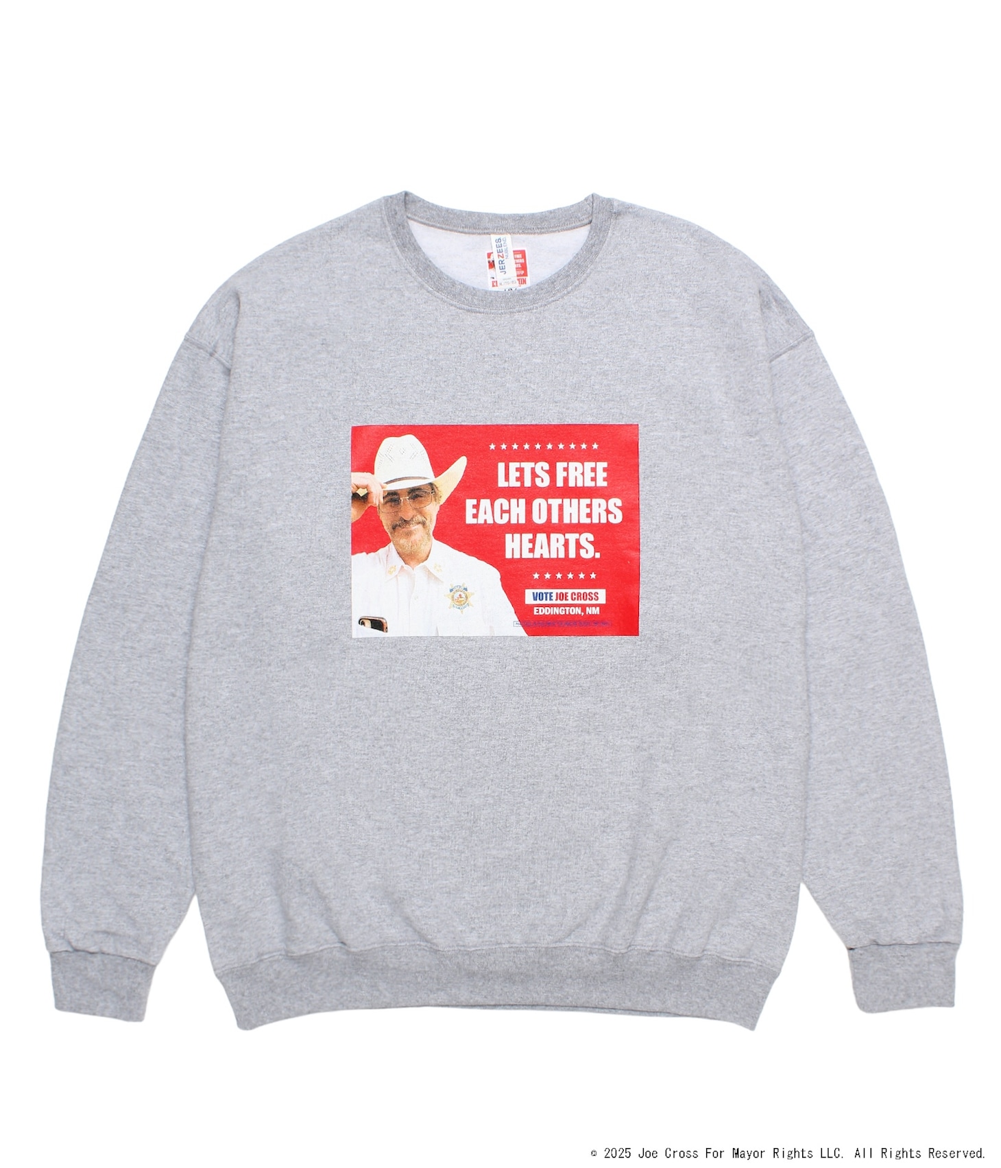 エディントンへようこそ × WACKO MARIA スウェットシャツ（グレー / 2万4200円）