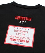 エディントンへようこそ × WACKO MARIA Tシャツ（ブラック / 1万6500円）